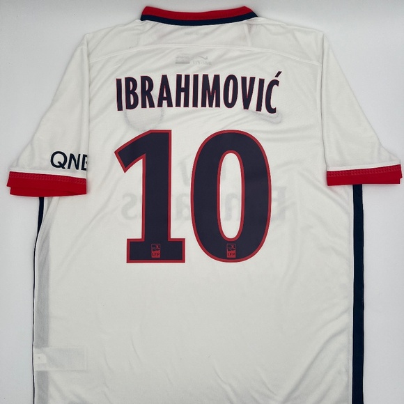 Ibrahimovic #10 PSG 2015/2016 Away ORIGINAL Adidas Rare Soccer Jersey (XL)
